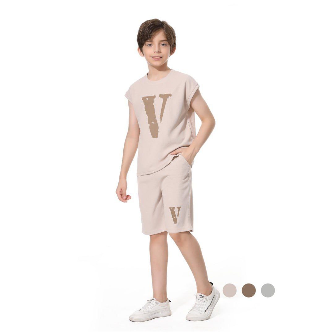 Silva- Boys Short Sleeves Tshirt & Short Set (2-5Y)