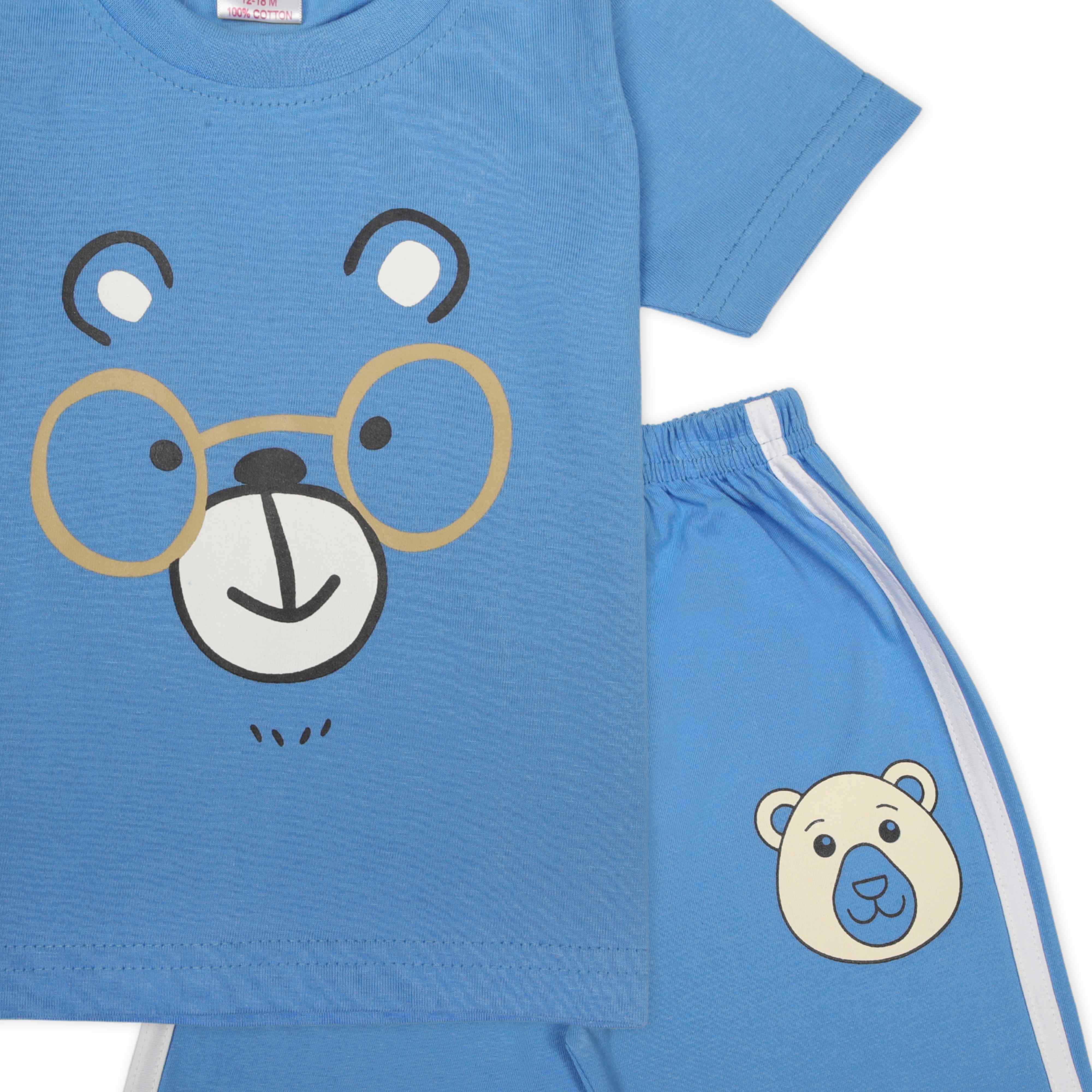 Zaki - Boys 2 Top / 2 Shorts with Bermuda 4 Pcs Set (6-24M)60