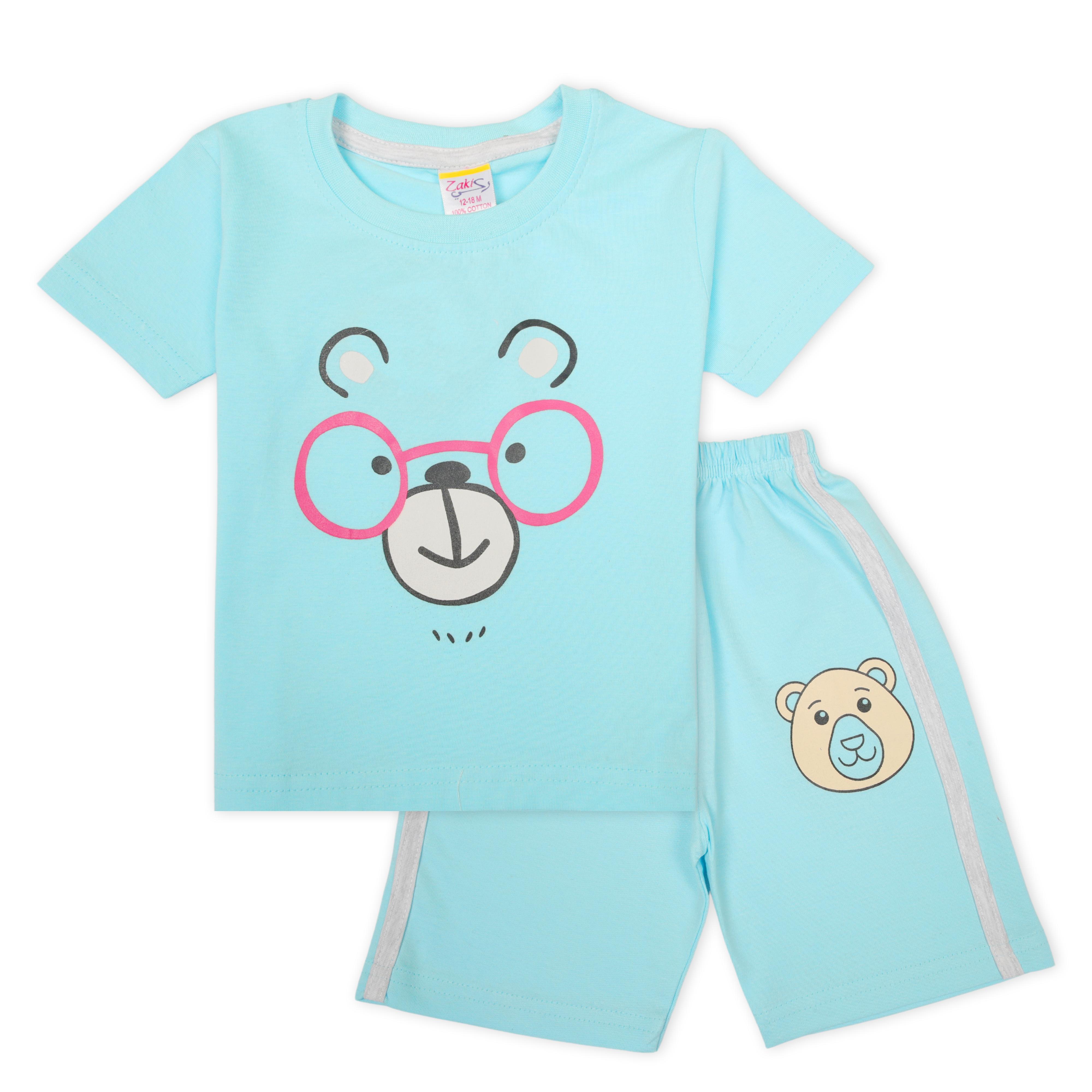 Zaki - Boys 2 Top / 2 Shorts with Bermuda 4 Pcs Set (6-24M)60