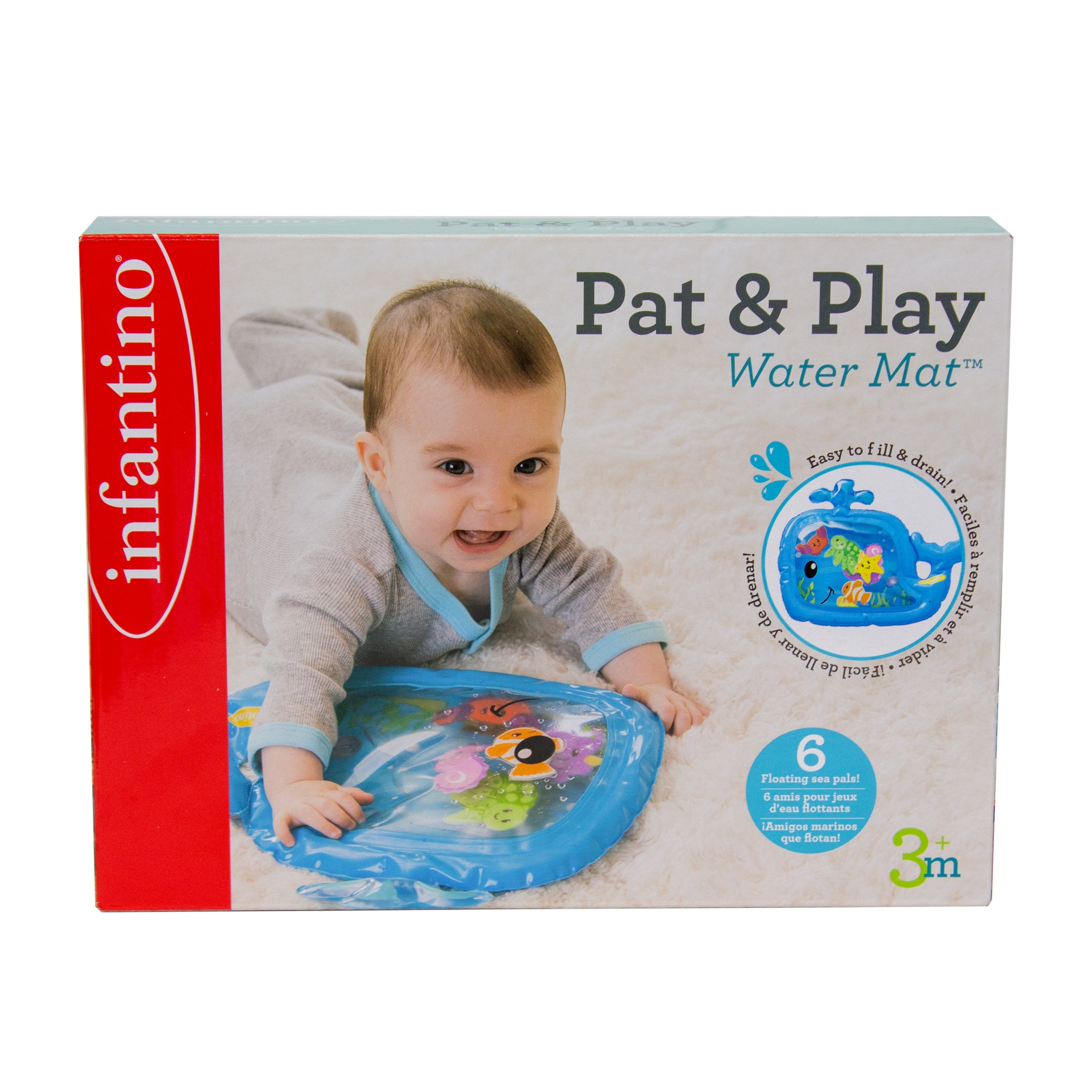 Infantino - Sensory Pat & Play Water Mat - Whale