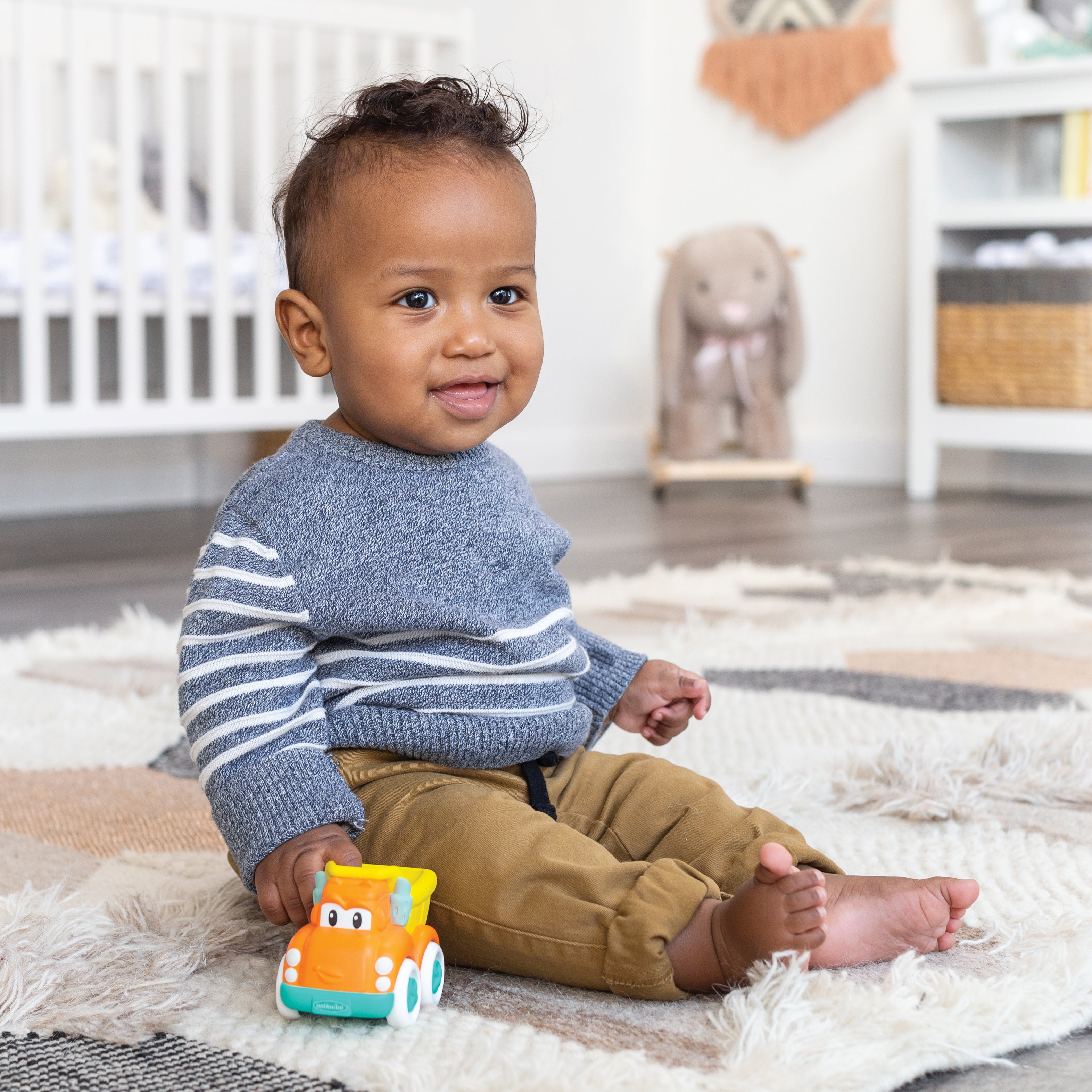 Infantino - Grip & Roll Soft Wheels - Dump Truck