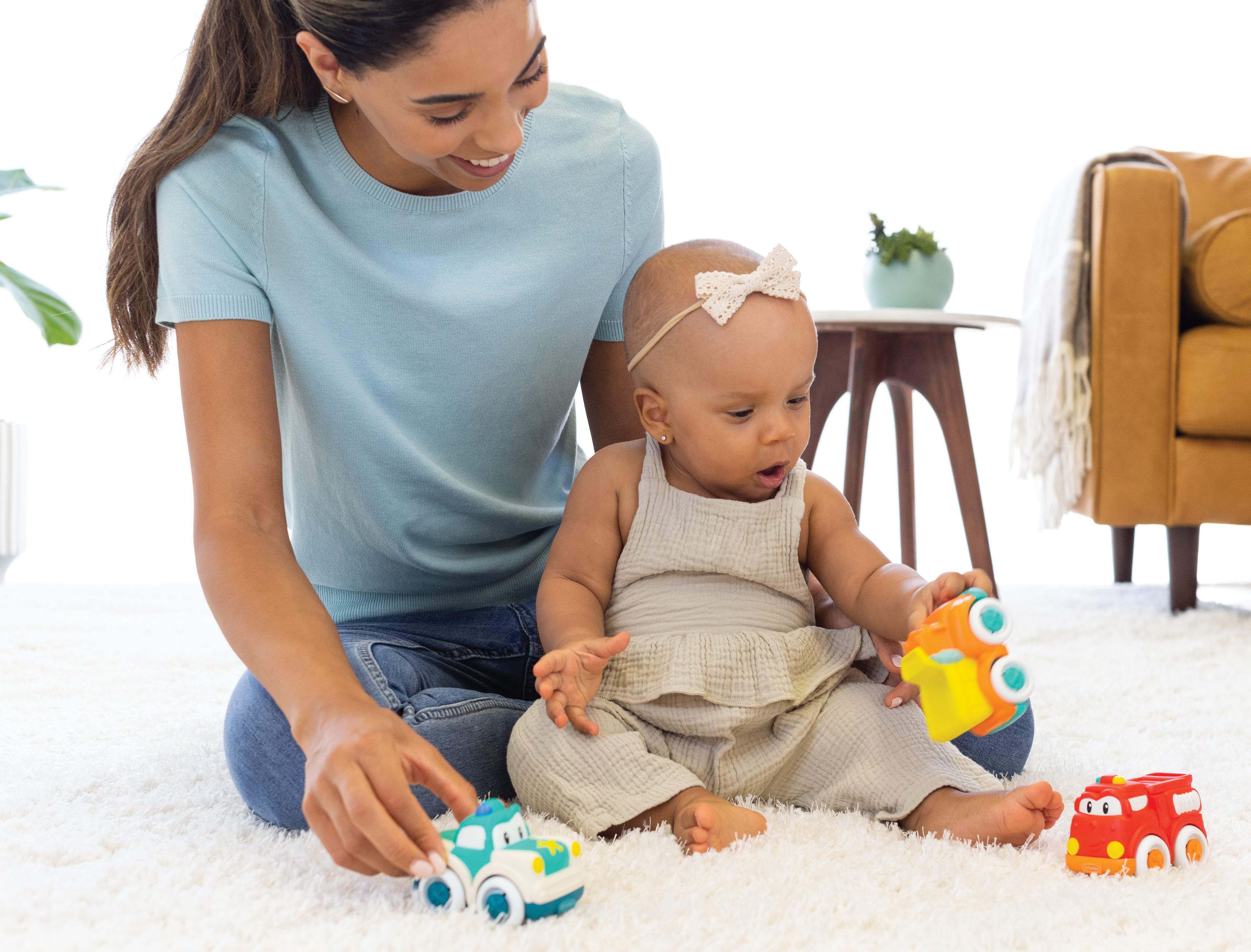 Infantino - Grip & Roll Soft Wheels - Fire Engine