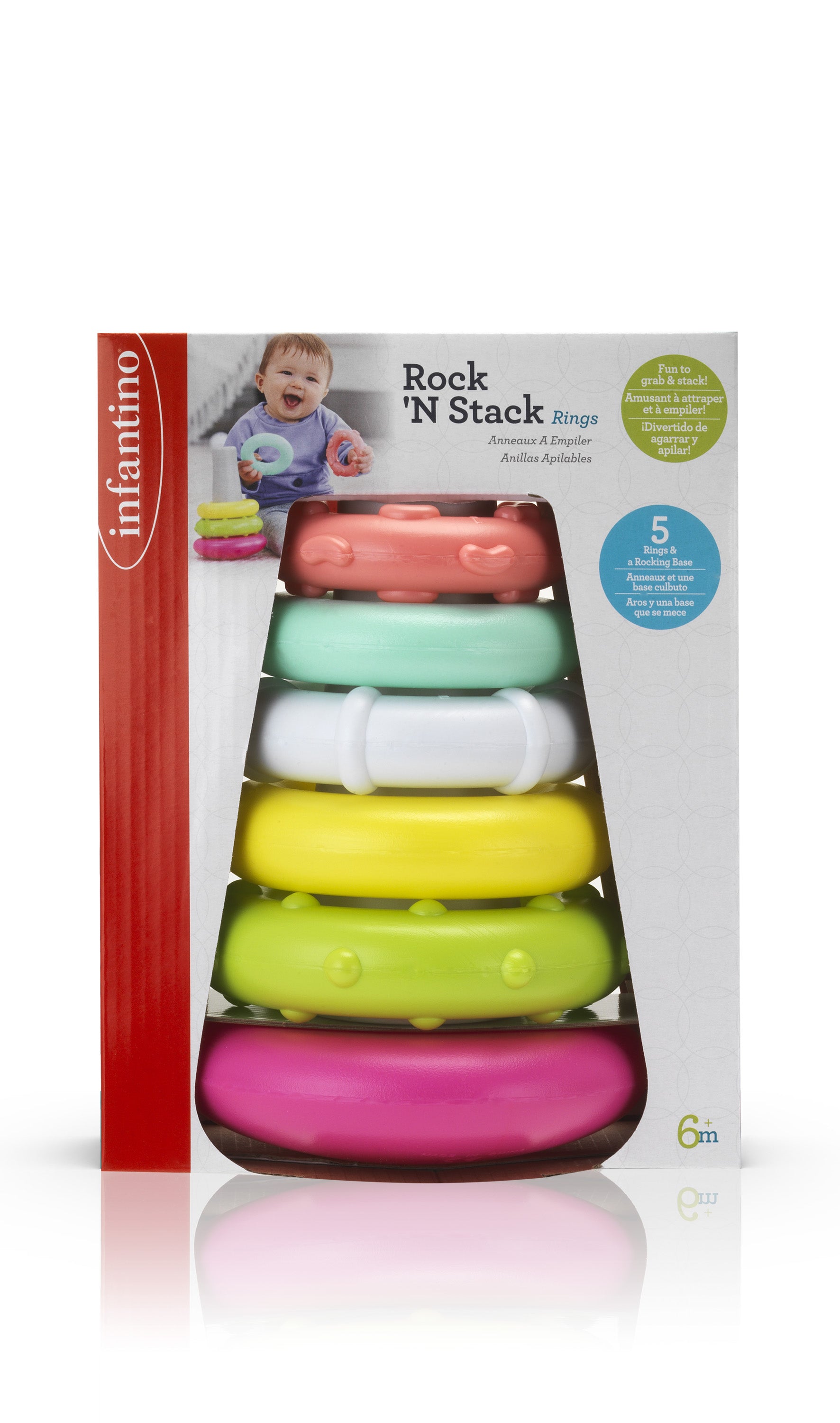 Infantino - Rock N Rings - Pink