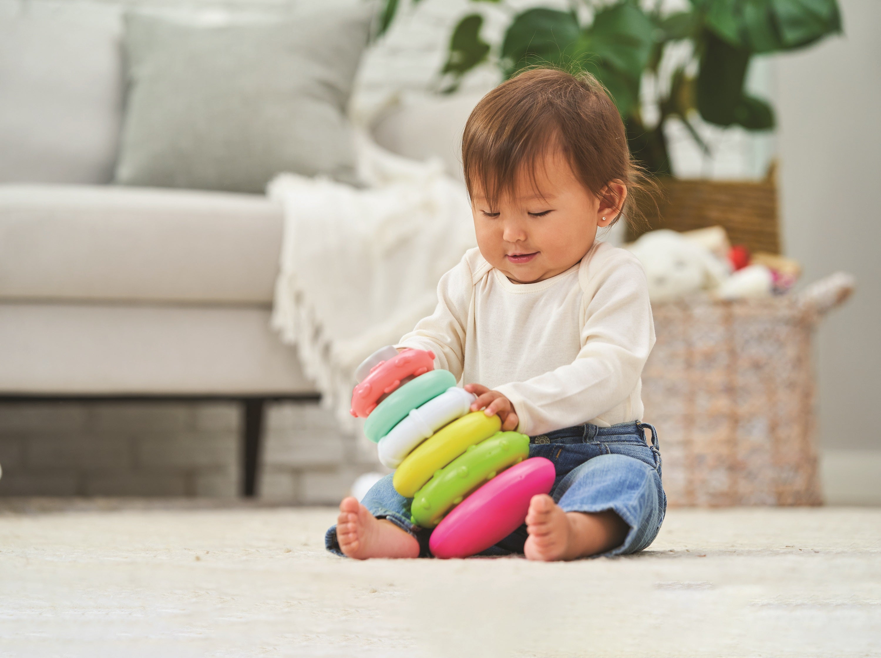 Infantino - Rock N Rings - Pink