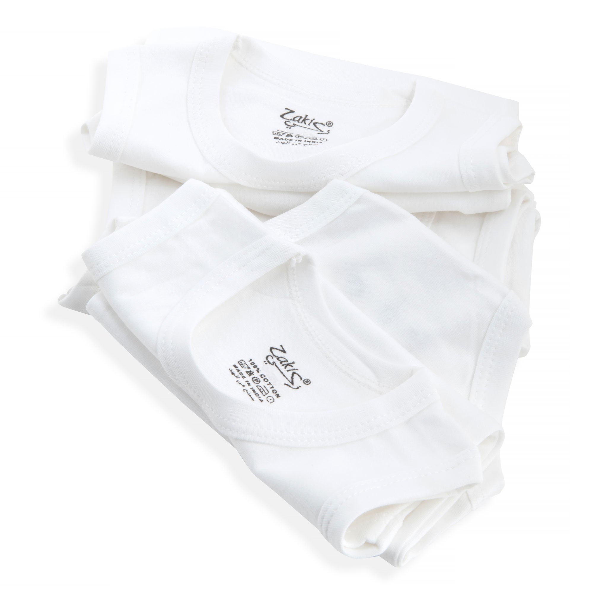 Baby Bodysuit Set White - 3pcs (12-18m S/L)