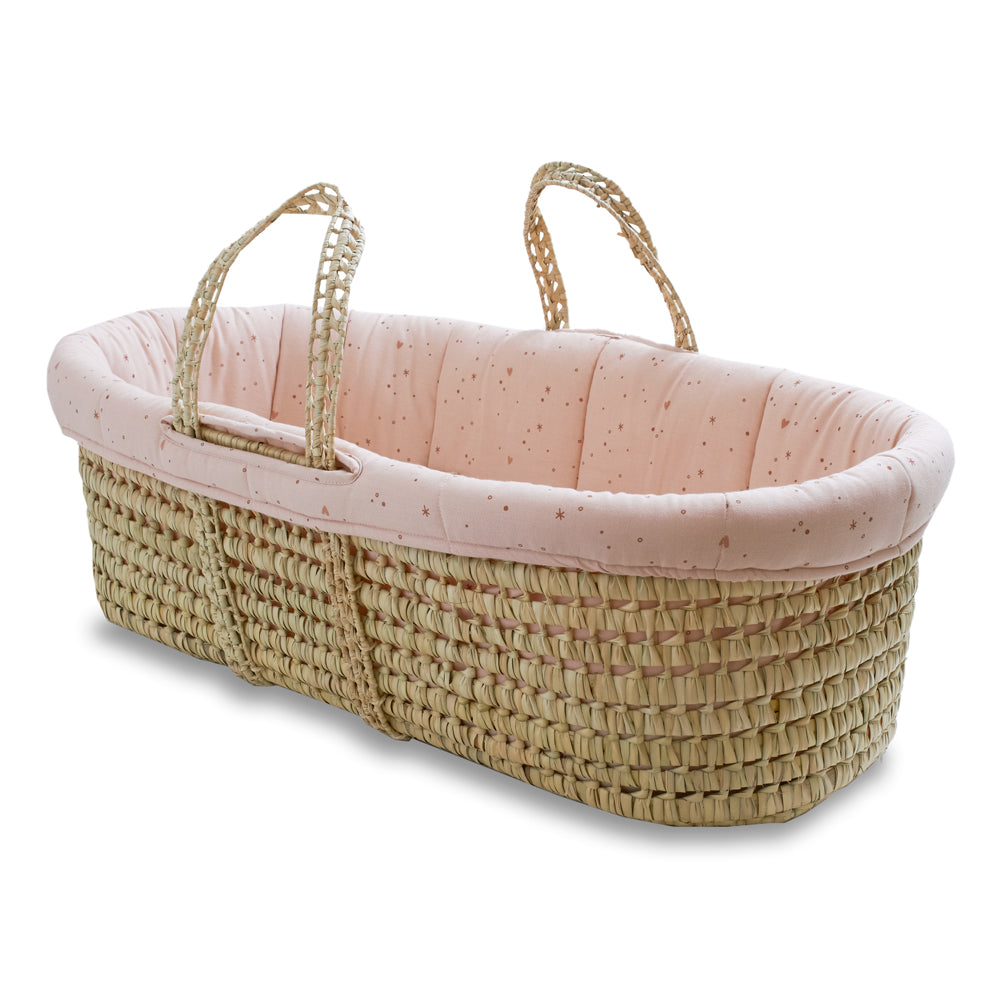 Gloop! Moses Basket Pink Sparkle (0-6 months)