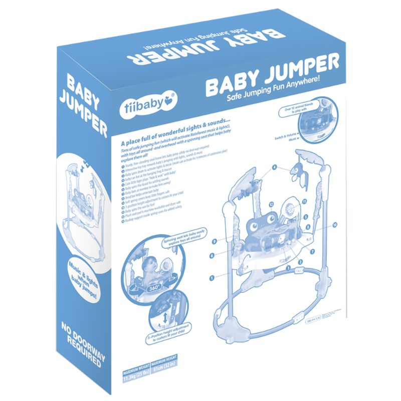 Baby Jumper Forest (White/Green)