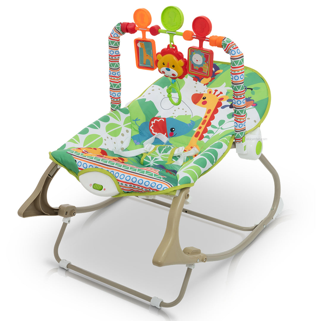 Baby Rocking Chair + Vibration - Giraffe