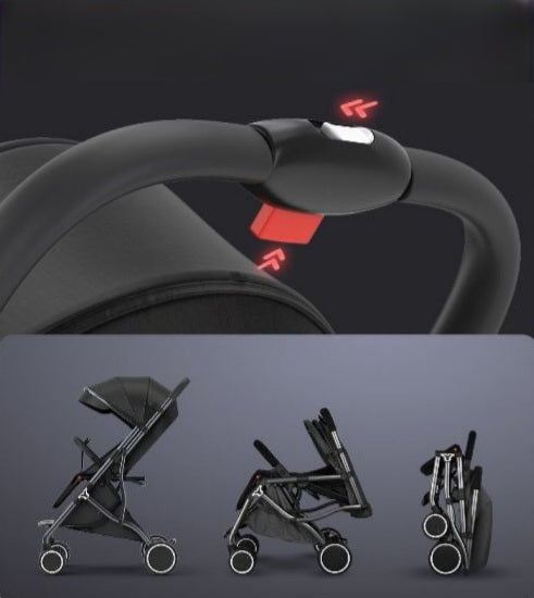 Baby Travel Stroller - Grey