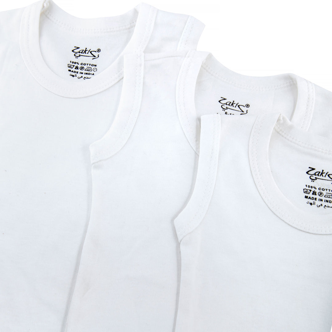 Baby Bodysuit Set White - 3pcs (12-18m S/L)