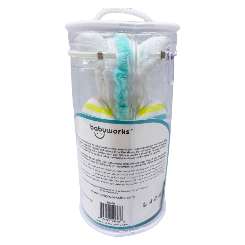 Baby Works - Pacifier Plush Holder (Unie The Unicorn)