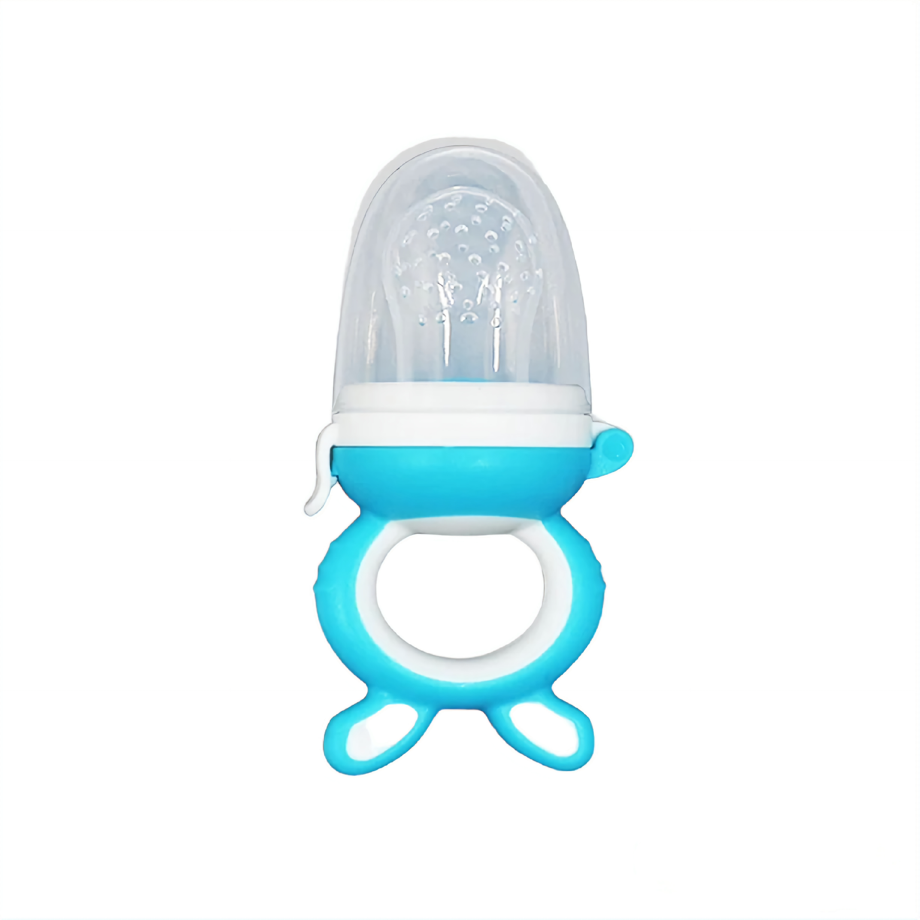 Bear Baby Fresh Food Feeder Pacifier Silicone - Blue/Pink/Purple