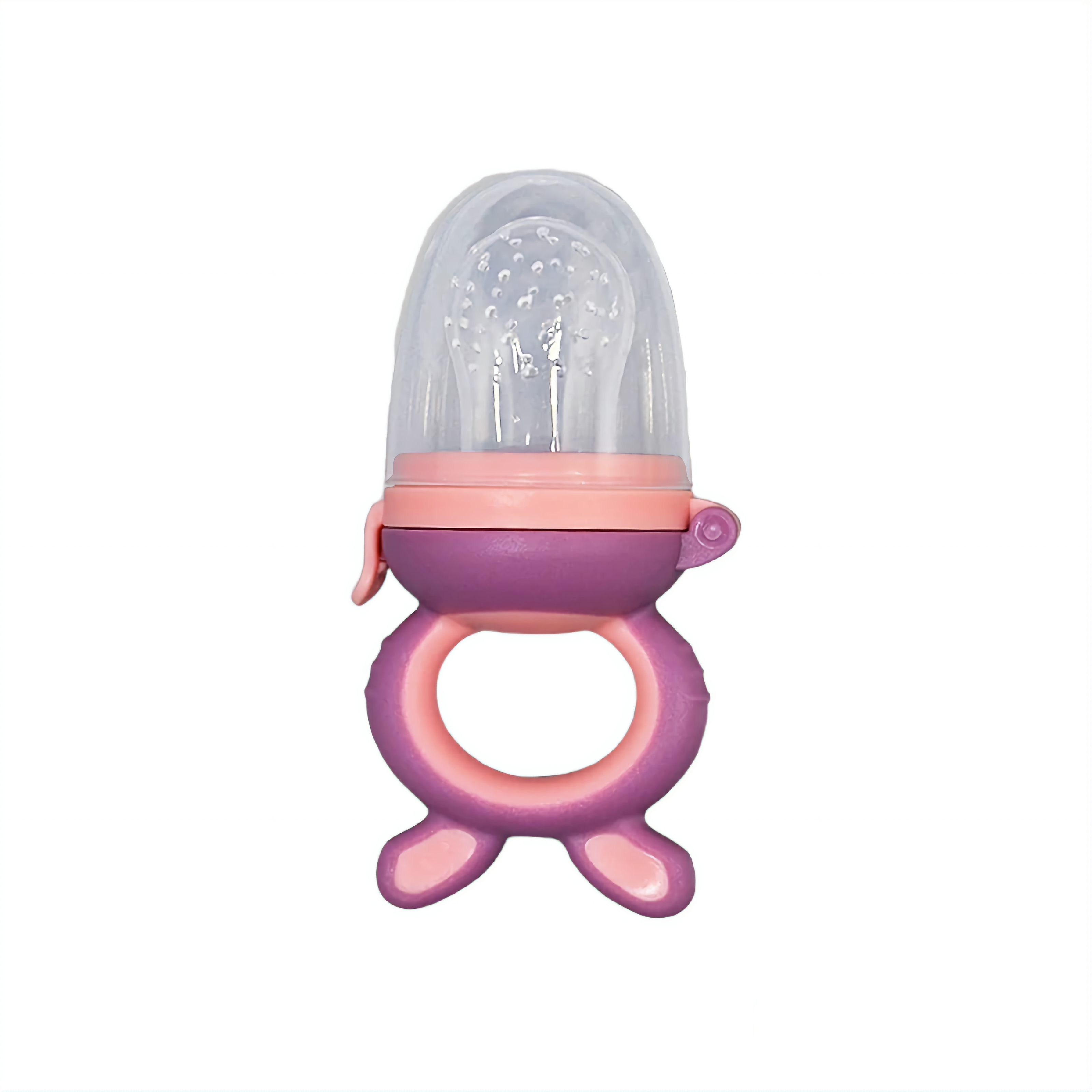 Bear Baby Fresh Food Feeder Pacifier Silicone - Blue/Pink/Purple