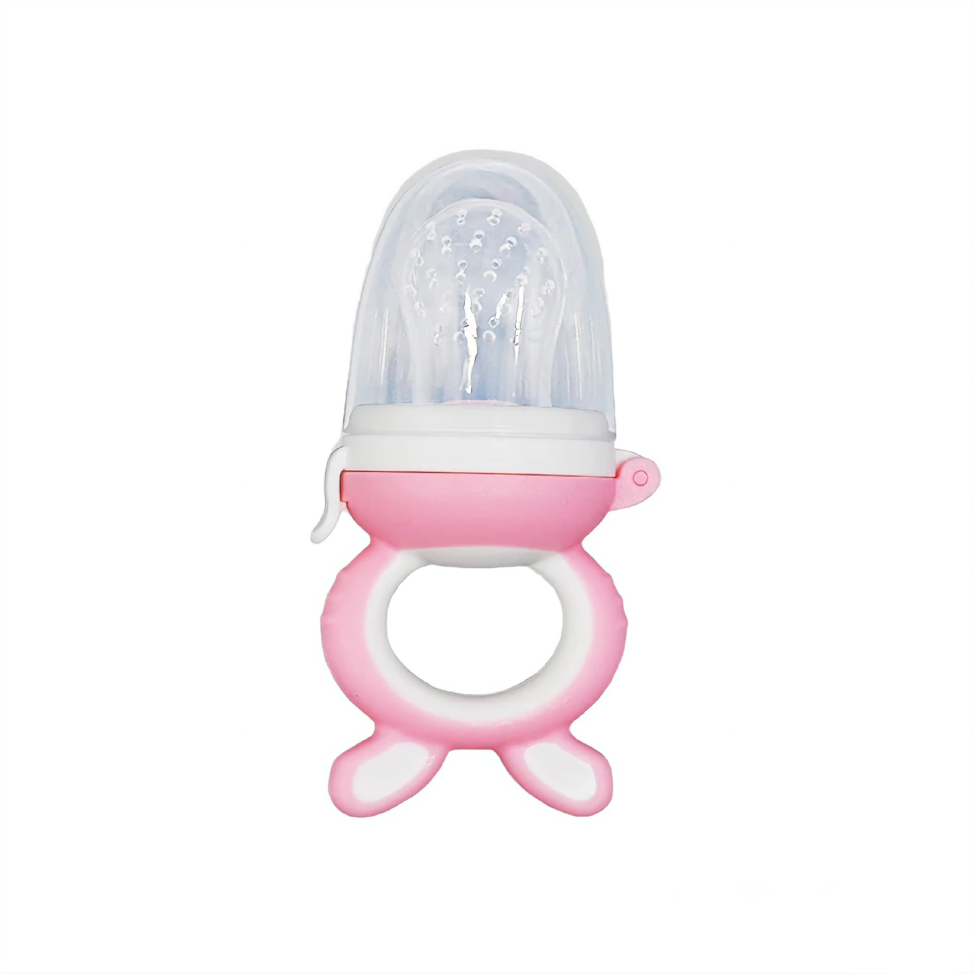 Bear Baby Fresh Food Feeder Pacifier Silicone - Blue/Pink/Purple