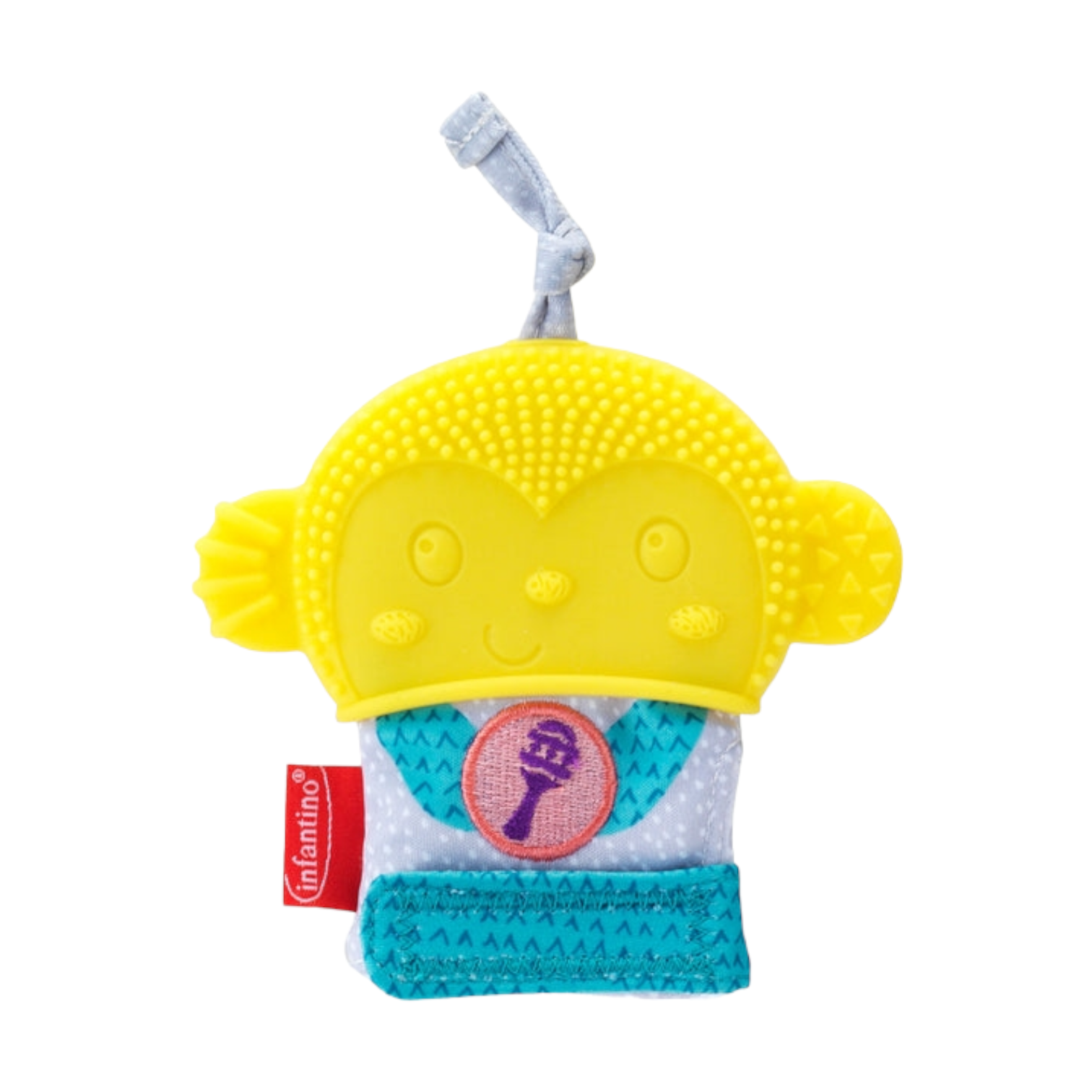 Infantino -  Rattle & Crinkle Teething Mitten