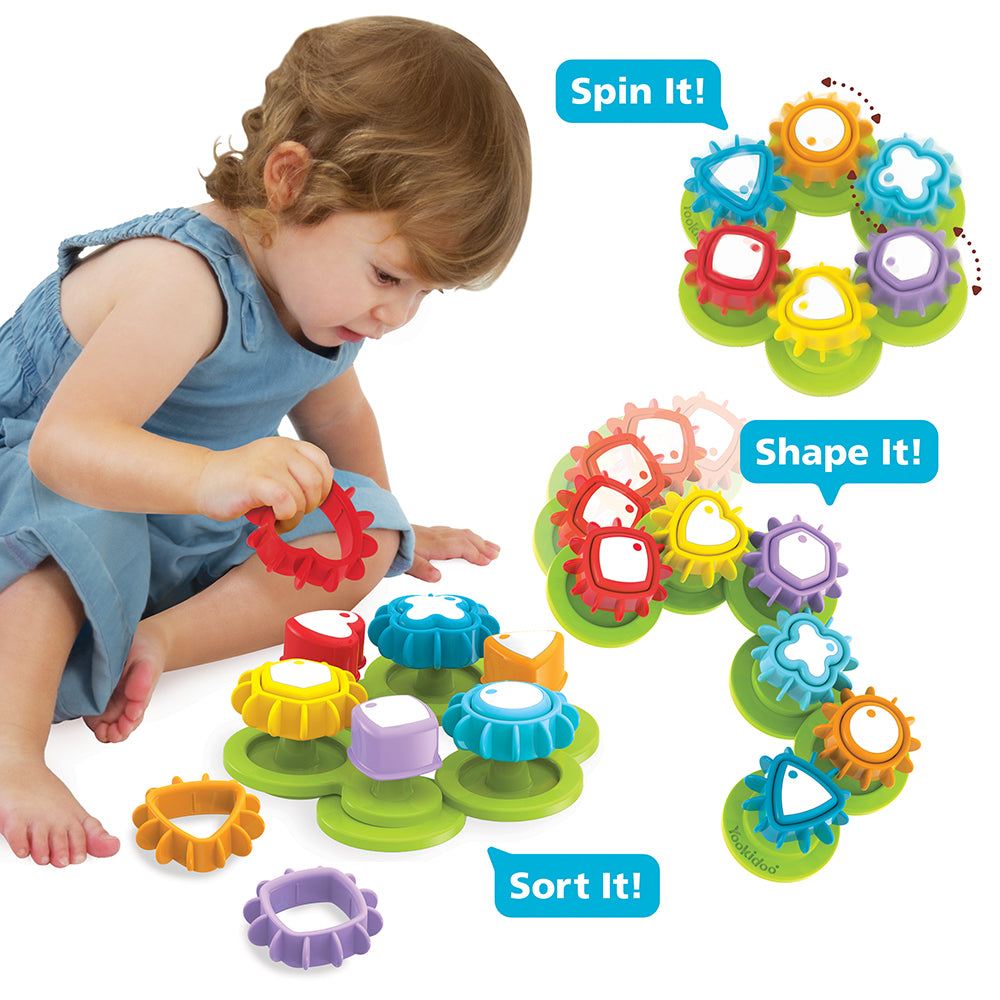 Yookidoo - Shape 'N’ Spin Gear Sorter