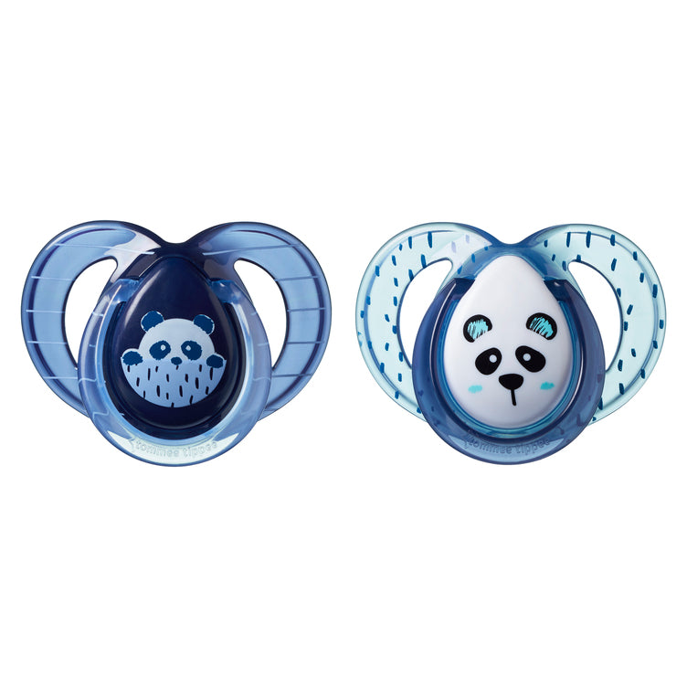 Tommee Tippee Anytime Soother, Pack of 2, ( 6-18 months) - (Mix)