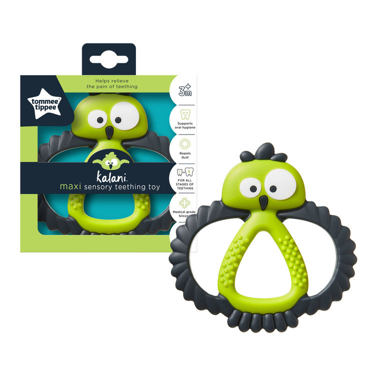 Tommee Tippee Kalani Maxi Teether, Sensory Teething Toy (3 months+)