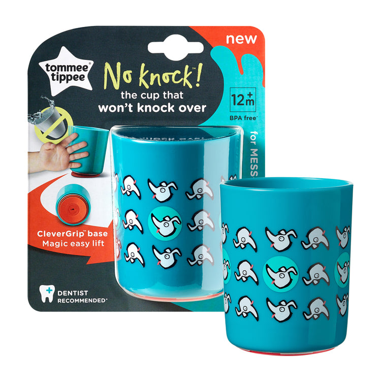 Tommee Tippee No Knock Cup, Small (+12M) Blue/Purple
