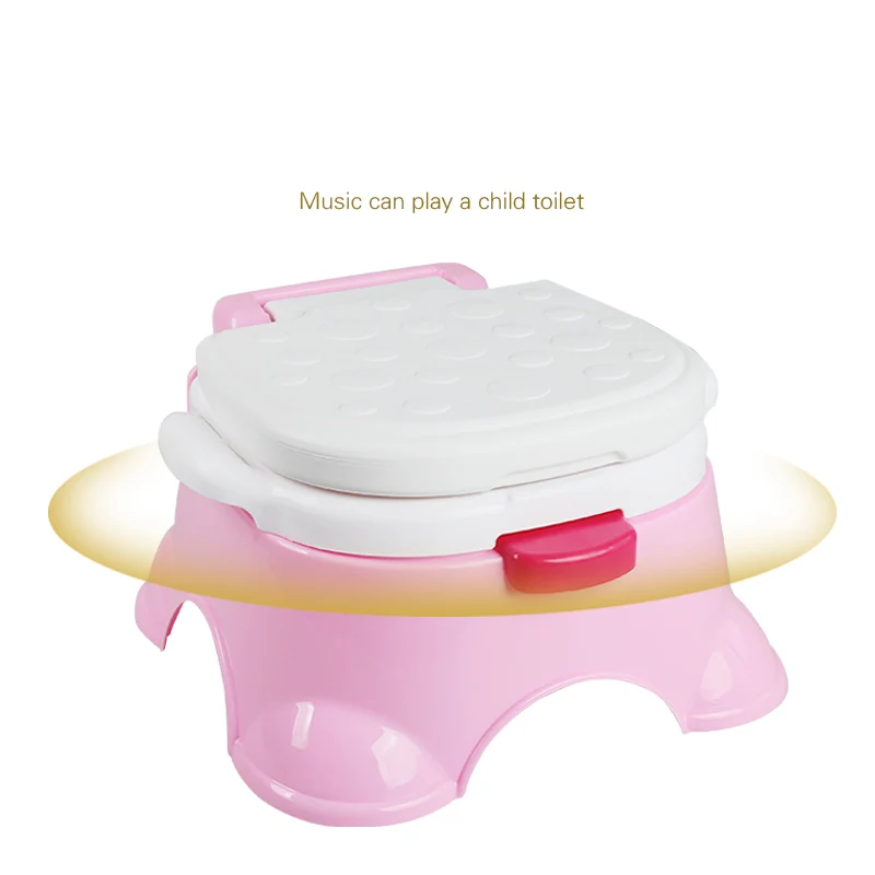 Baby Potty Seat - Green/Pink