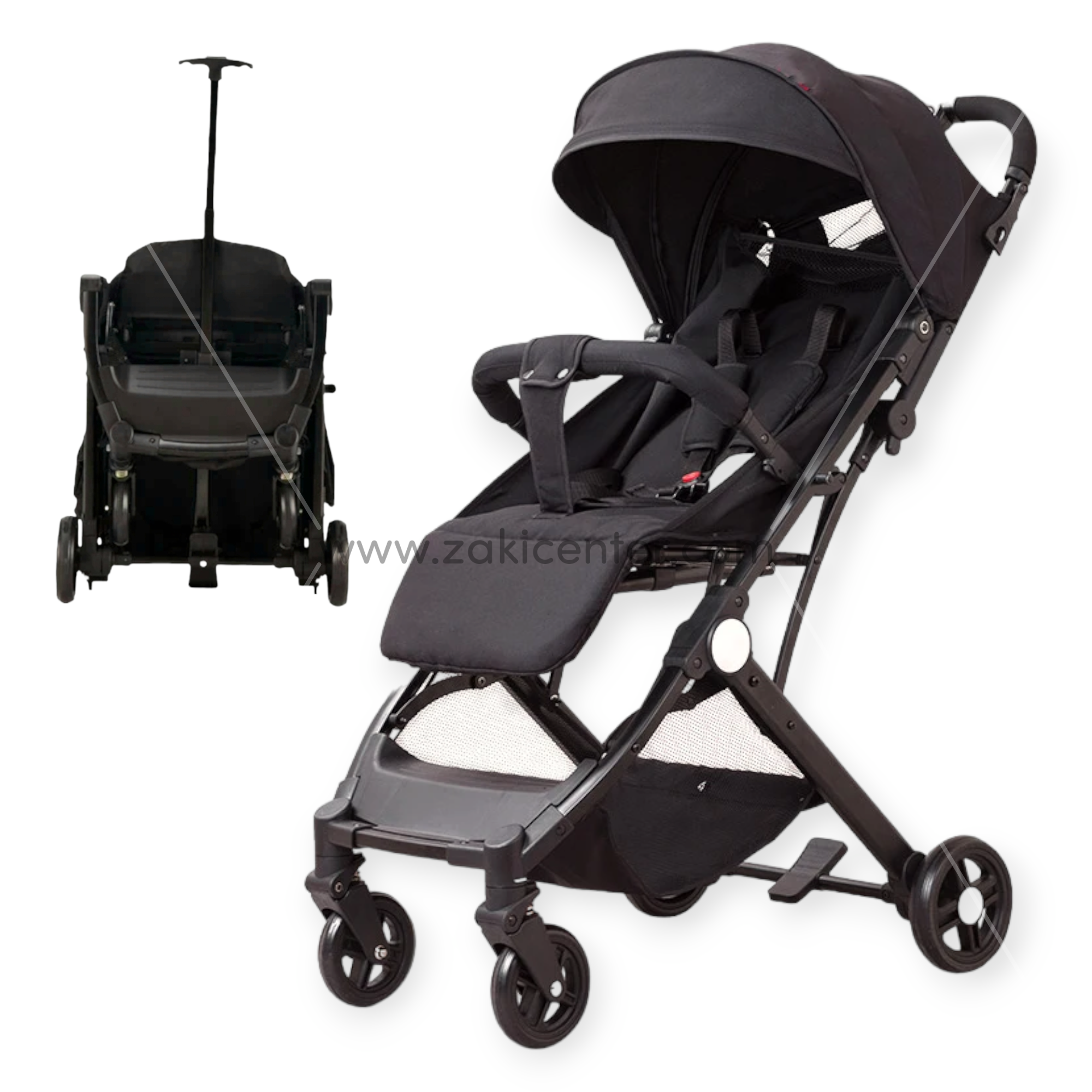 (Stonet) Baby Travel Stroller (Black)