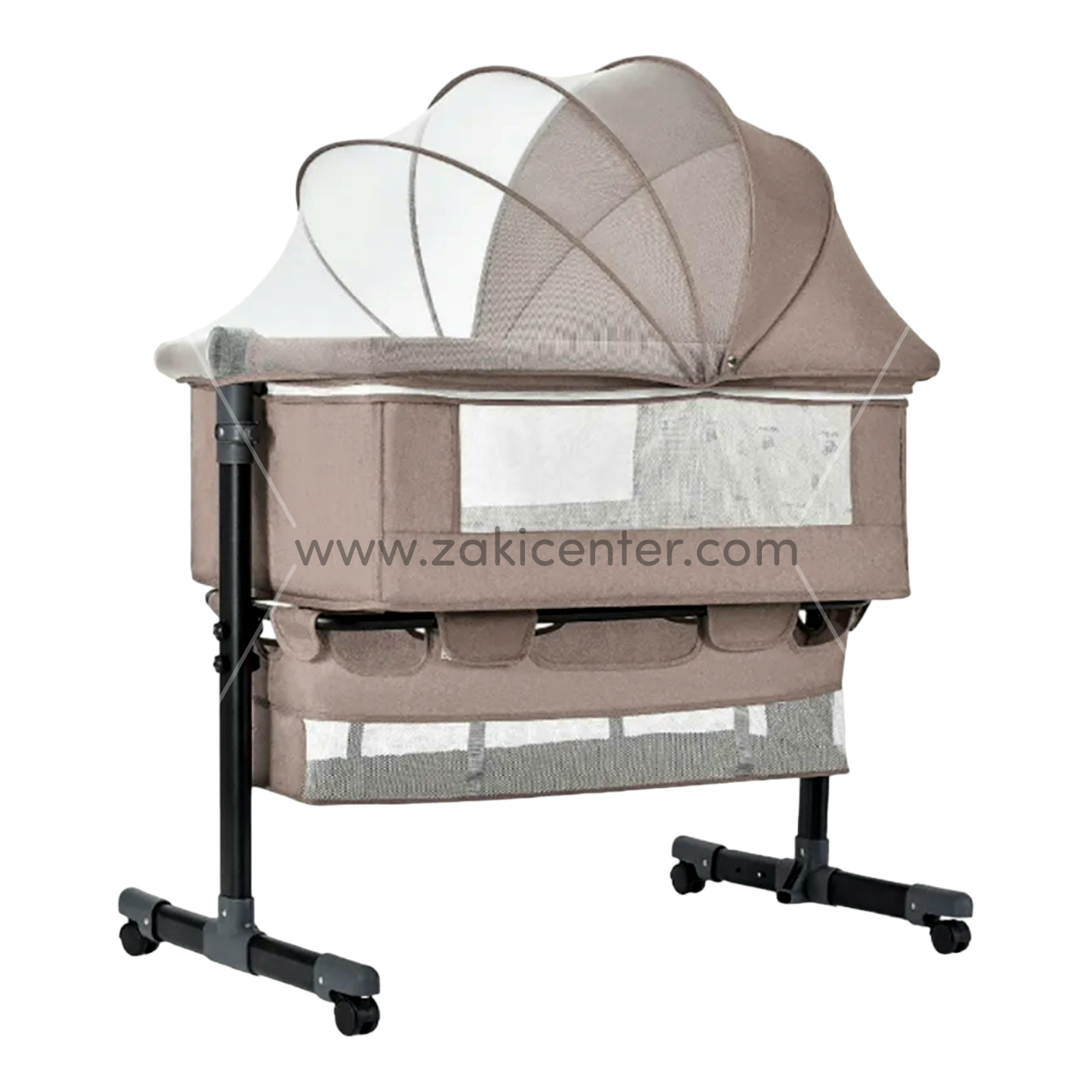 Baby Bassinet with Breathable Net (Beige)