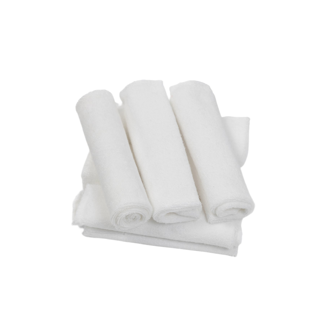 Baby  Wash Cloth - Face Towel White Pack 6pcs