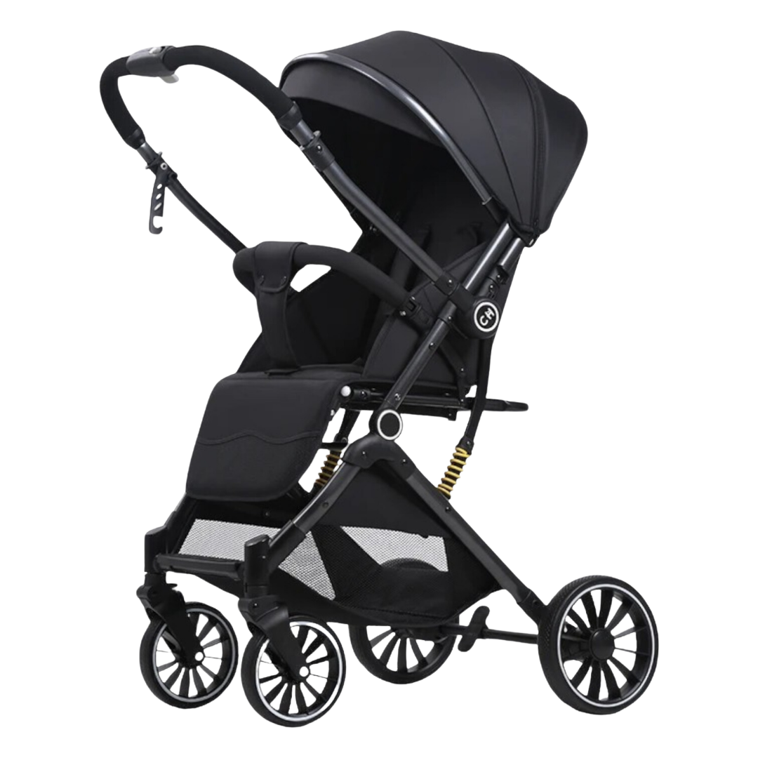 Baby Travel Stroller Double Sided (Black)