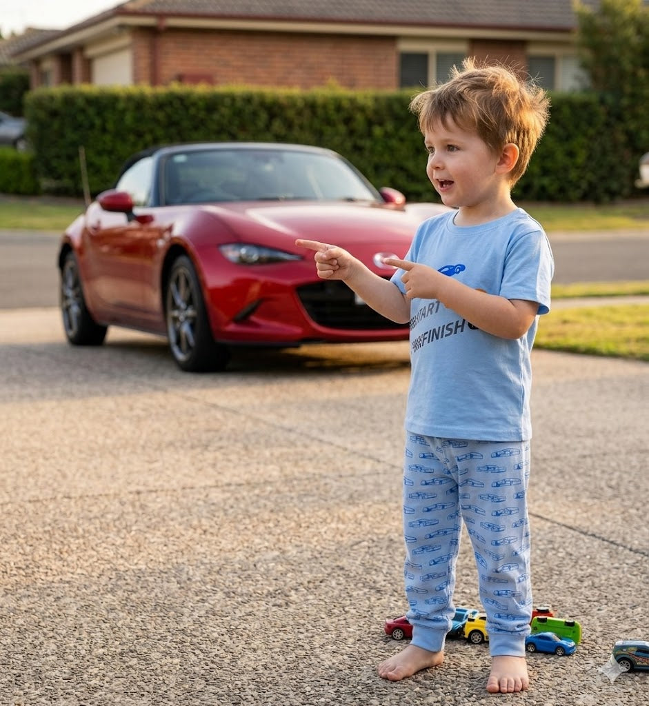 ZAKI-BOYS HALF SLEEVES T-SHIRT WITH LONG PANT 2-7Y