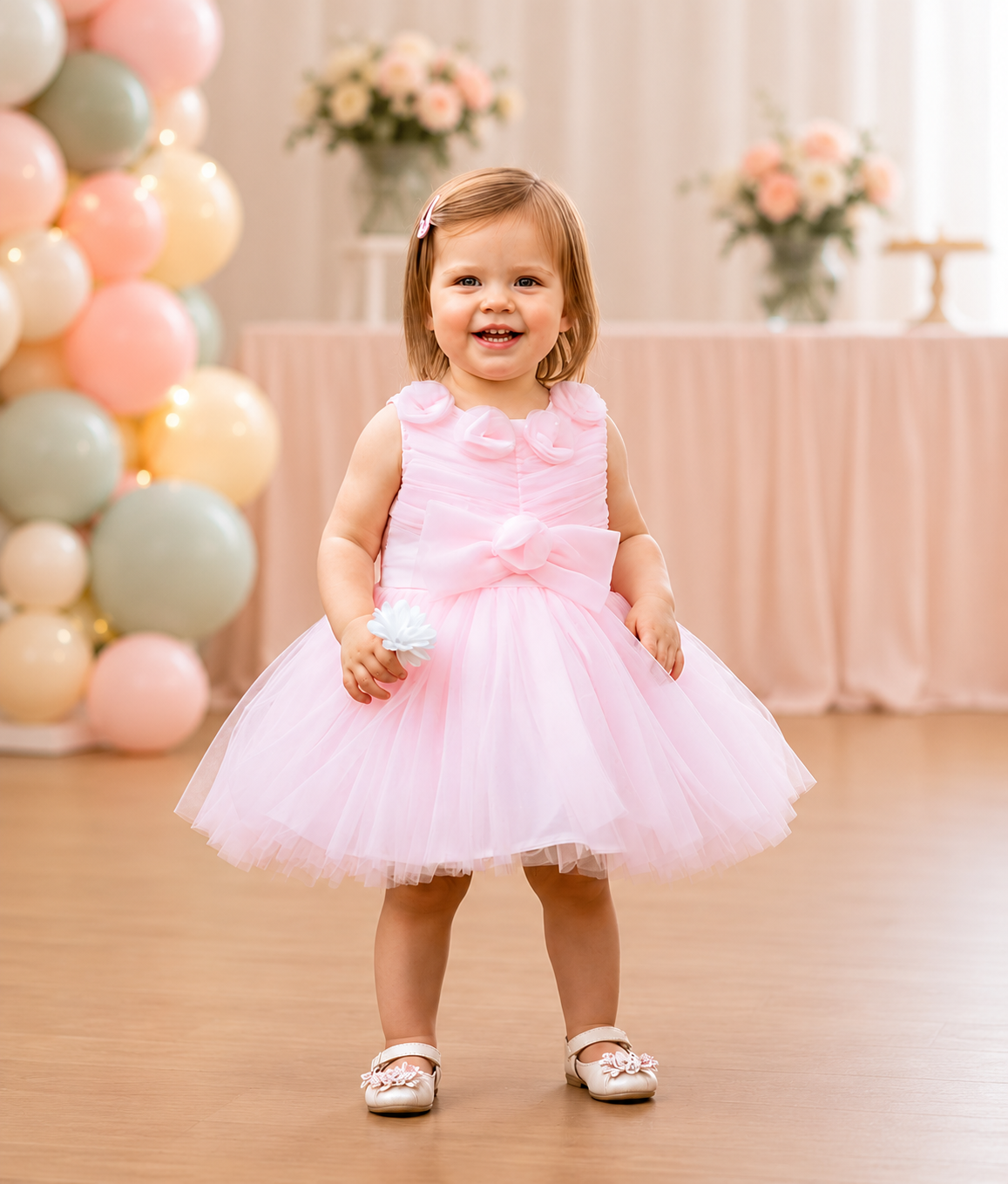 ZAKI-Baby Girls Fancy Party Frocks 0-18 Months