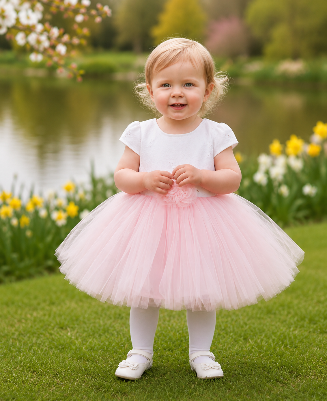 ZAKI-Baby Girls Fancy Party Frocks 0-18 Months