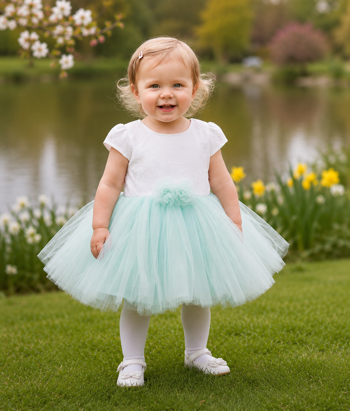 ZAKI-Baby Girls Fancy Party Frocks 0-18 Months