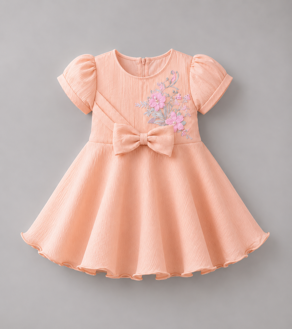 ZAKI-Baby Girls Fancy Party Frocks 0-18 Months