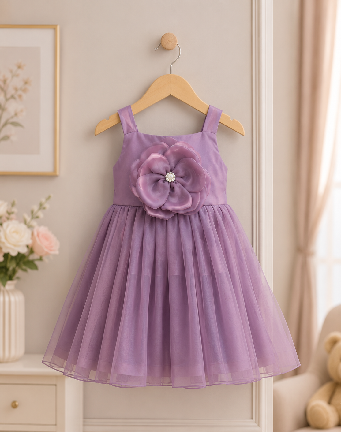 ZAKI-Baby Girls Fancy Party Frocks 0-18 Months