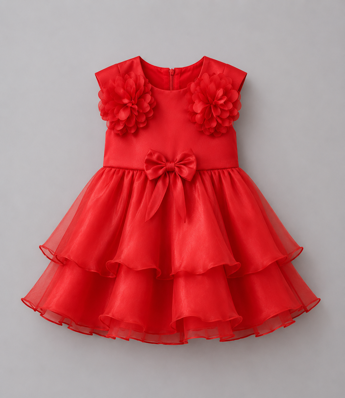 ZAKI-Baby Girls Fancy Party Frocks 0-18 Months