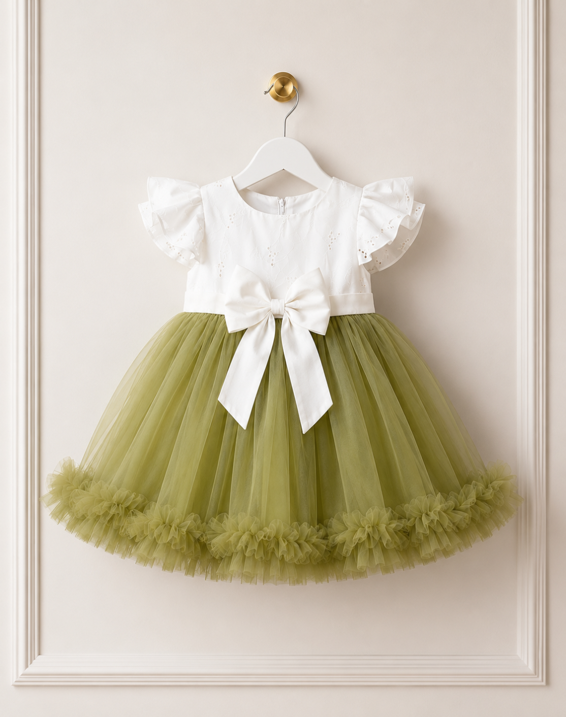ZAKI-Baby Girls Fancy Party Frocks 0-18 Months