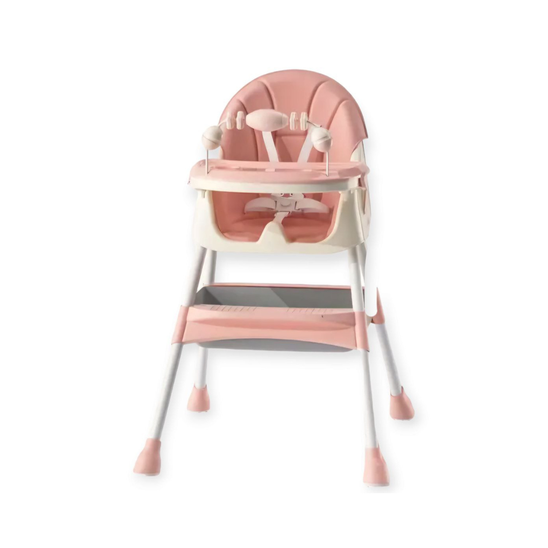 Baby Feeding High Chair - Pink