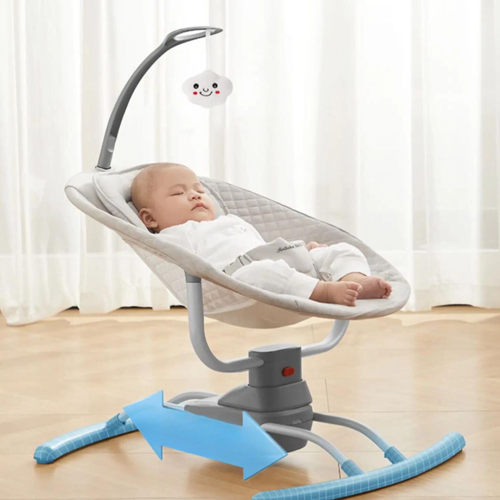 POPYPAPA - Baby Swing & Rocking Chair - Beige