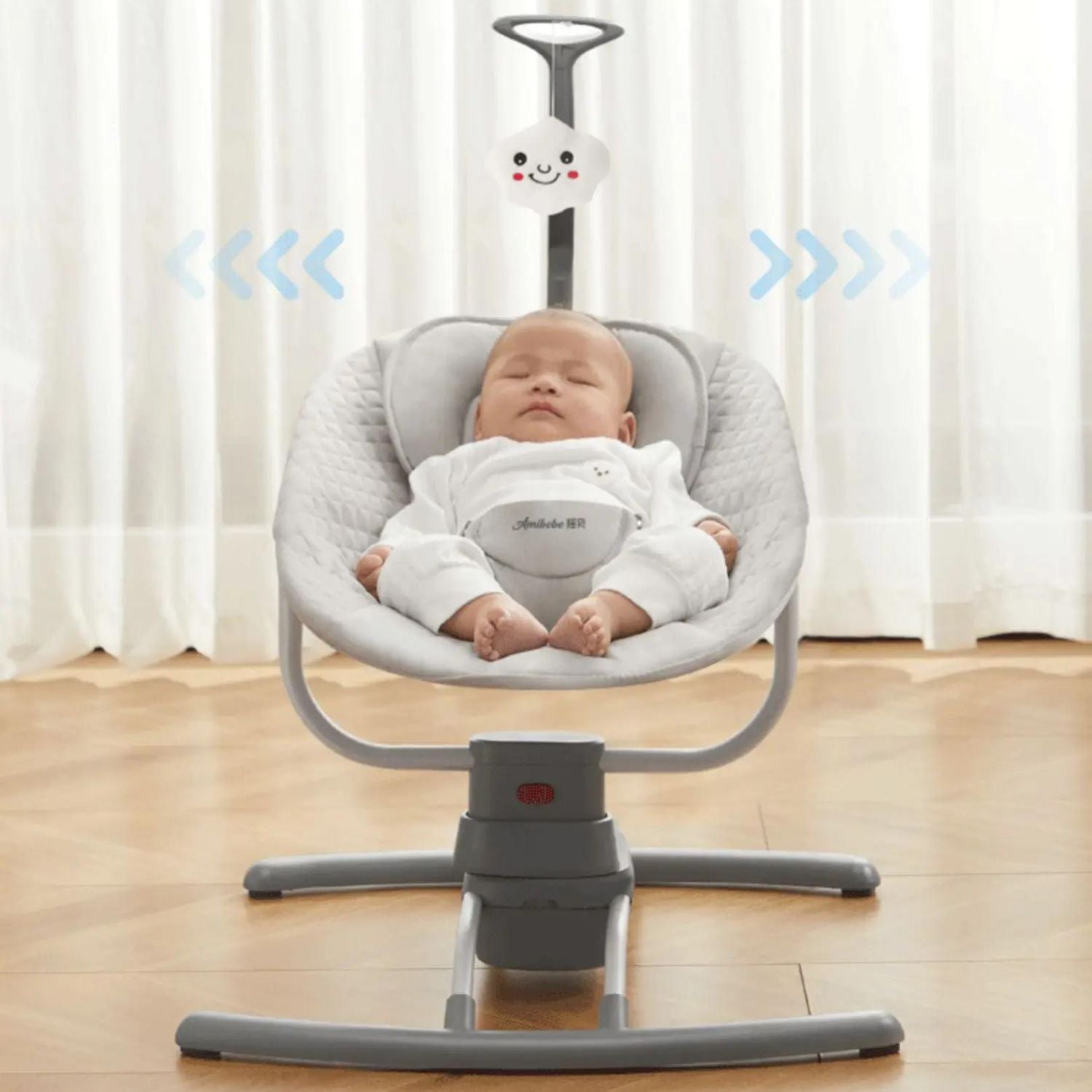 POPYPAPA - Baby Swing & Rocking Chair - Beige