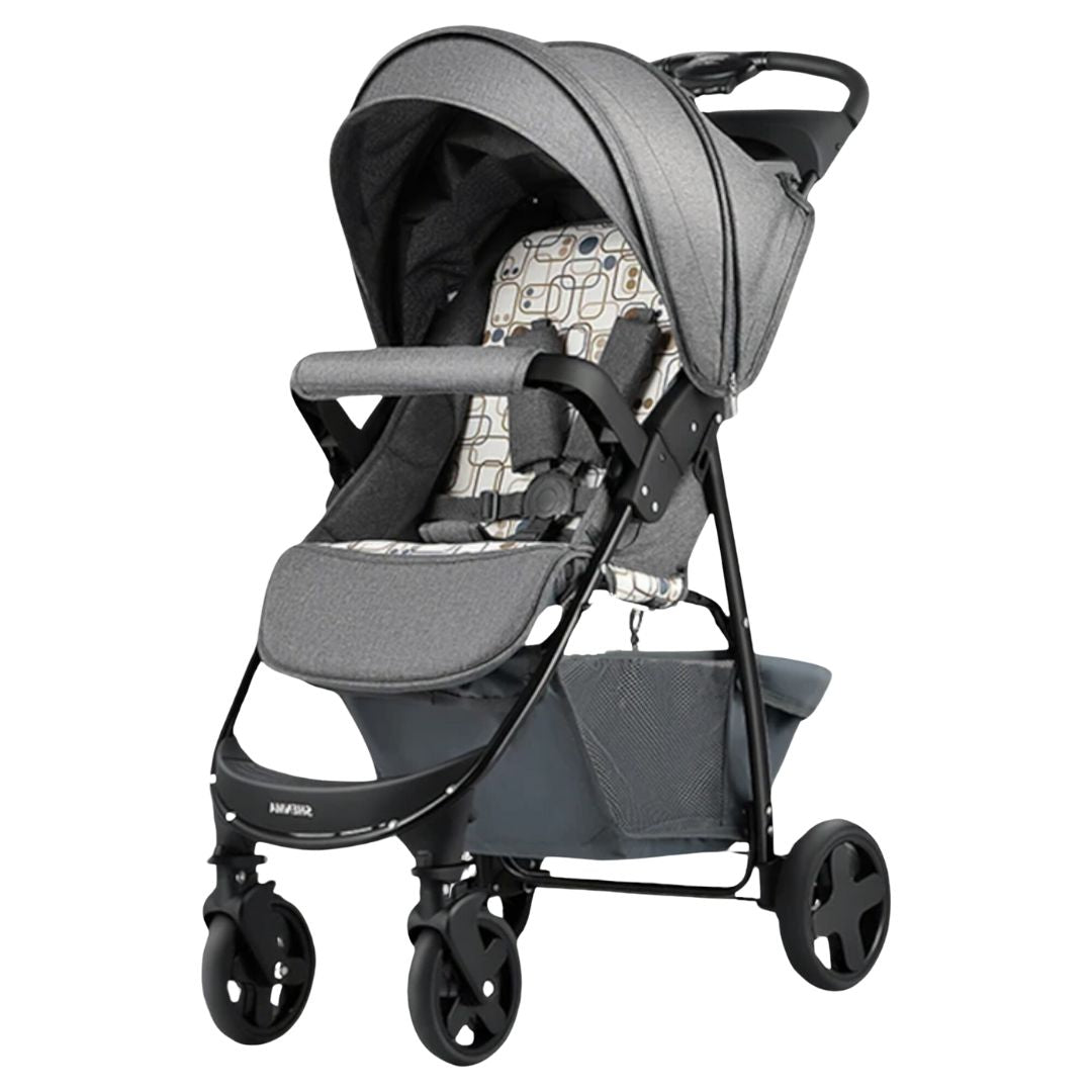 Huashuo Baby Stroller Compact Easy Folding (Grey)