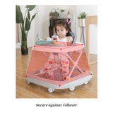 Baby Rocking Walker + Removable Tray (Red)