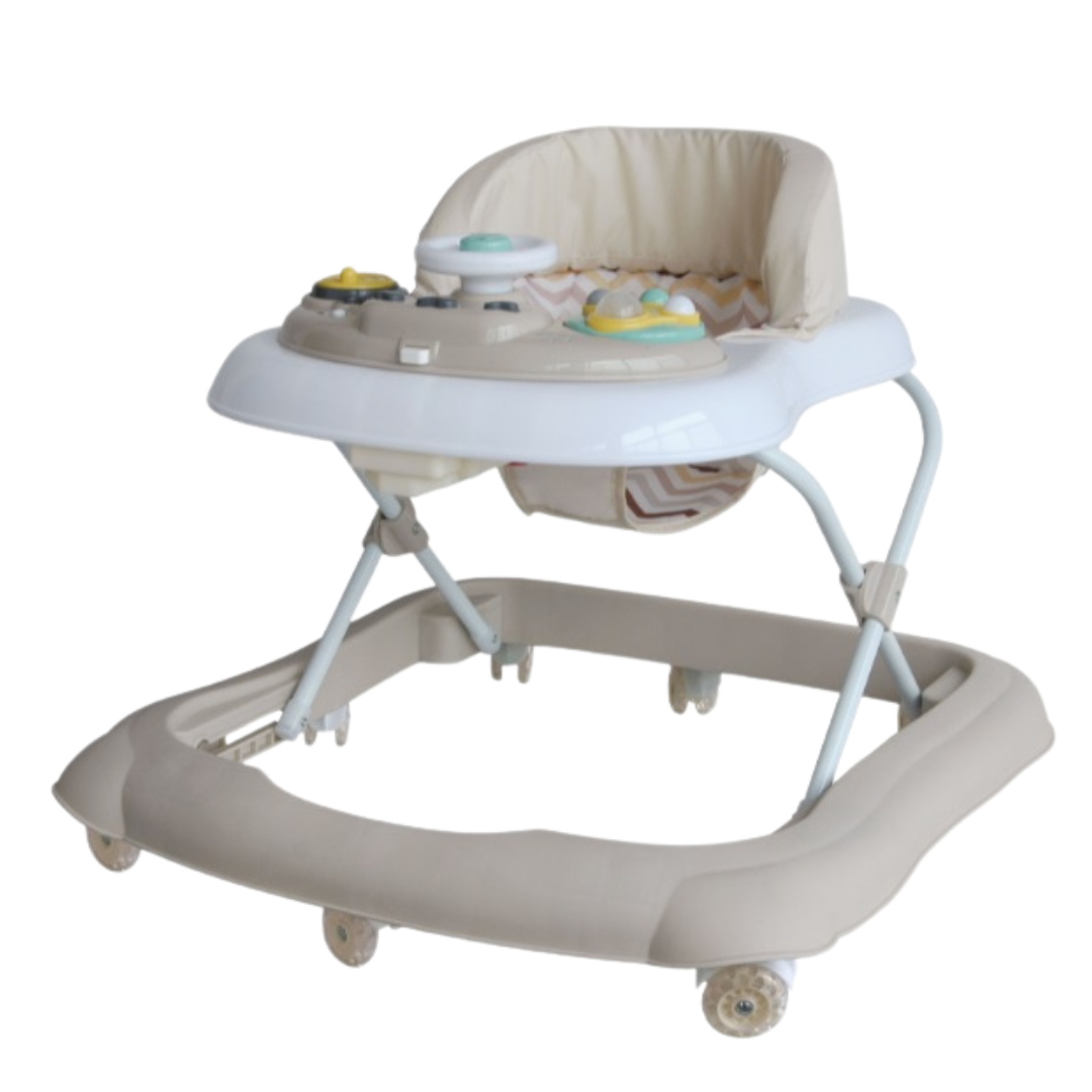Kidilo 3-Step Walker – Walk, Play & Grow (Beige)