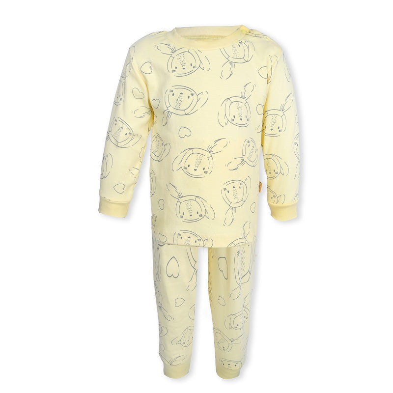 Boys L/S Top with Long Pants NB-12M (Yellow/Orange)