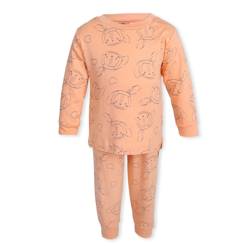 Boys L/S Top with Long Pants NB-12M (Yellow/Orange)