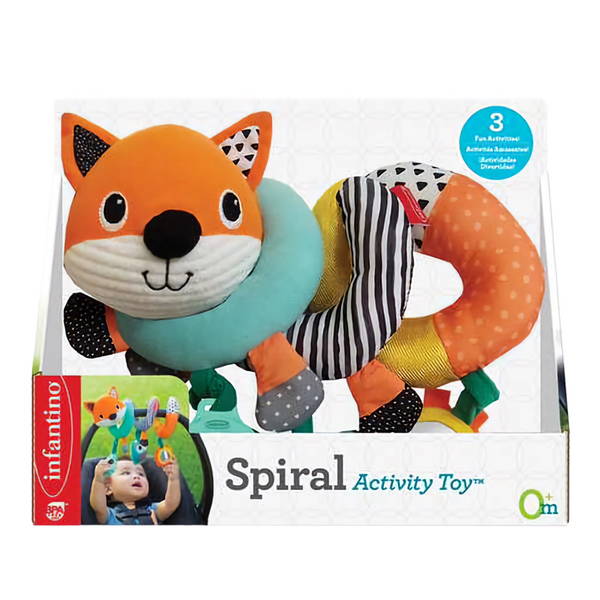 Infantino Spin & King Travel Bar Activity Toy