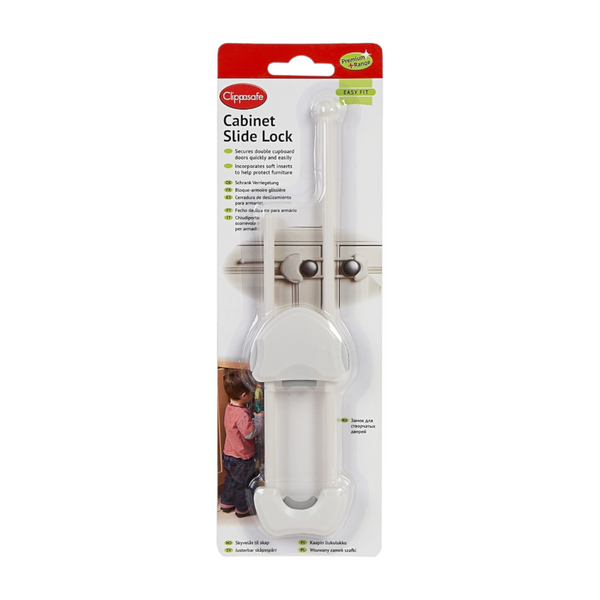 Clippasafe Cabinet Slide Lock - Premium + Range