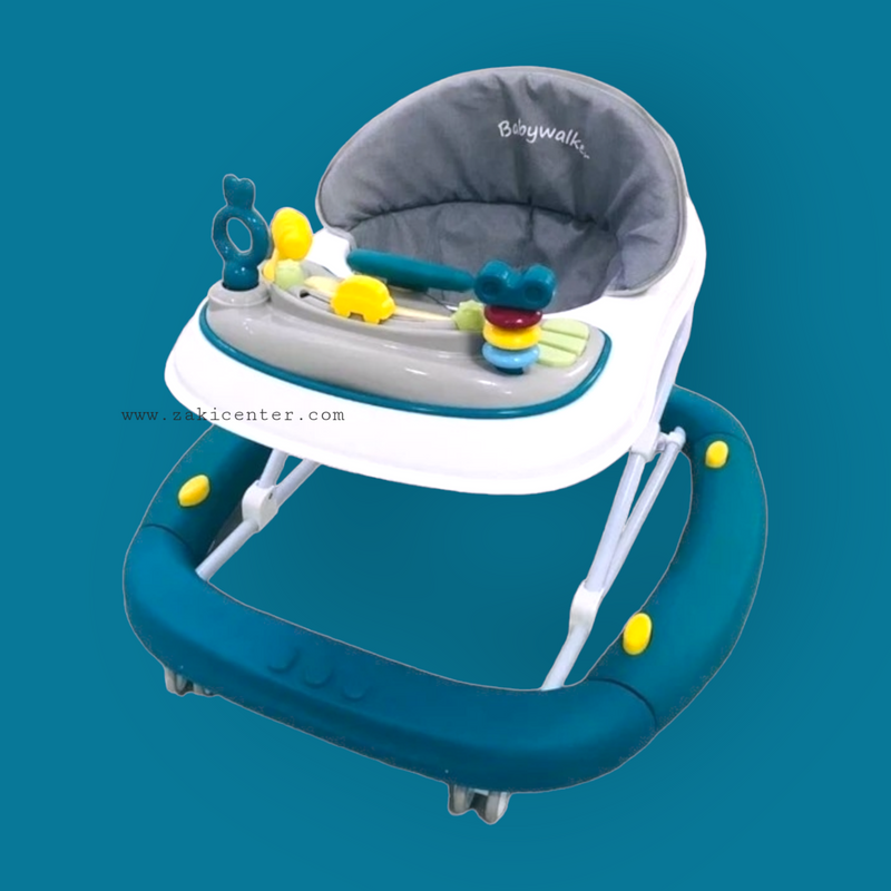 Baby Rocking Walker + Removable Tray (Blue)