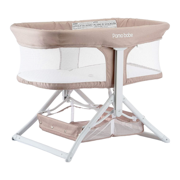 (Pamo Babe) 2in1 Foldable Bassinet - Pink