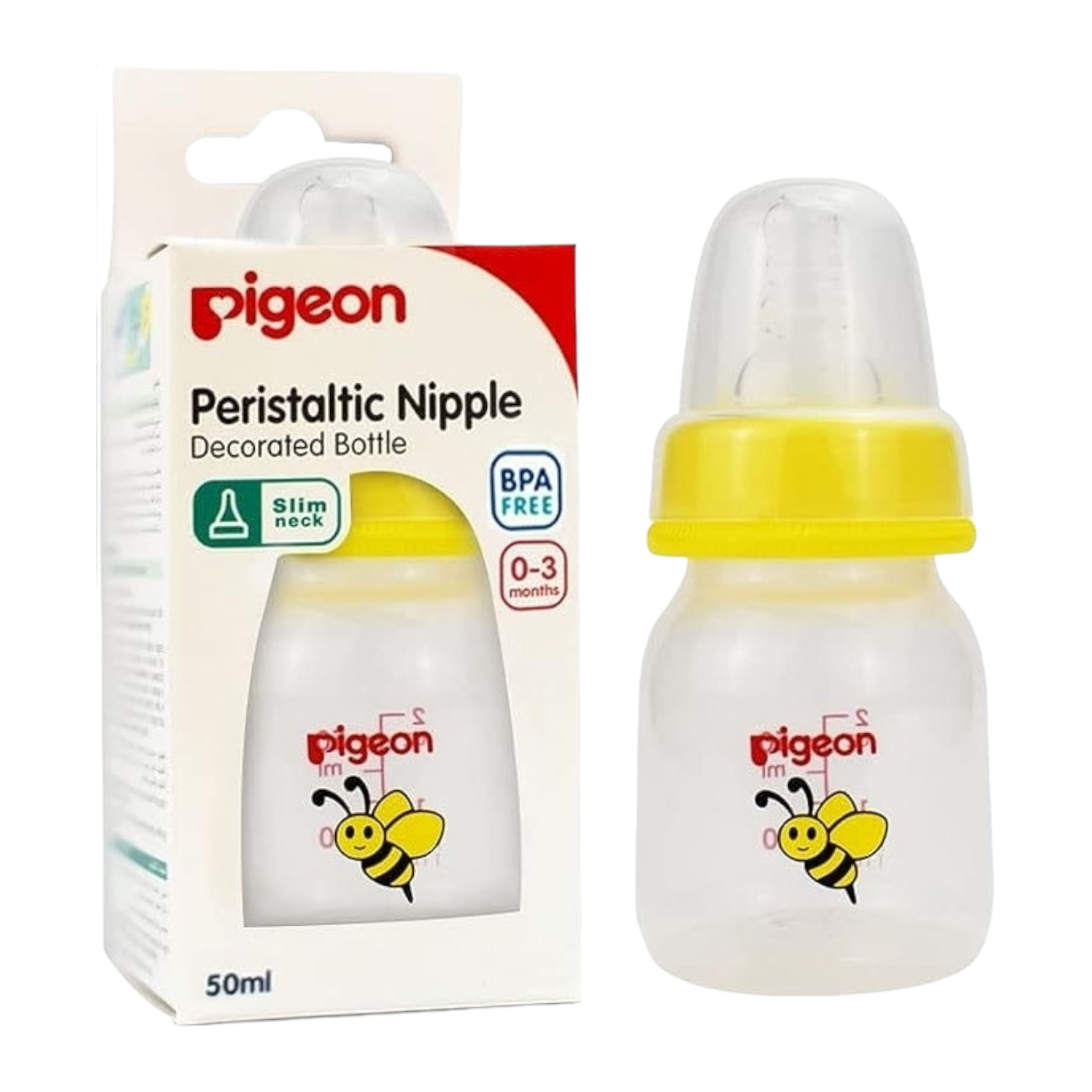 Pigeon Slim Neck Animal Decorated Bottle 50ml