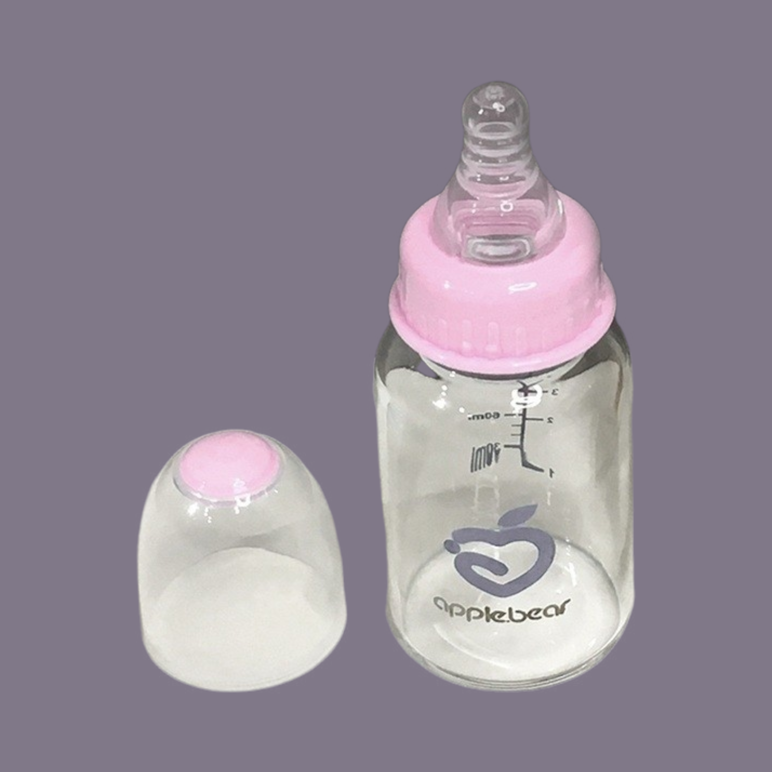 Applebear PP Baby Glass Feeder Bottle 120ml